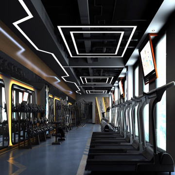 Customized LED Linear Batten Lights for Indoor Office Pendant Lighting