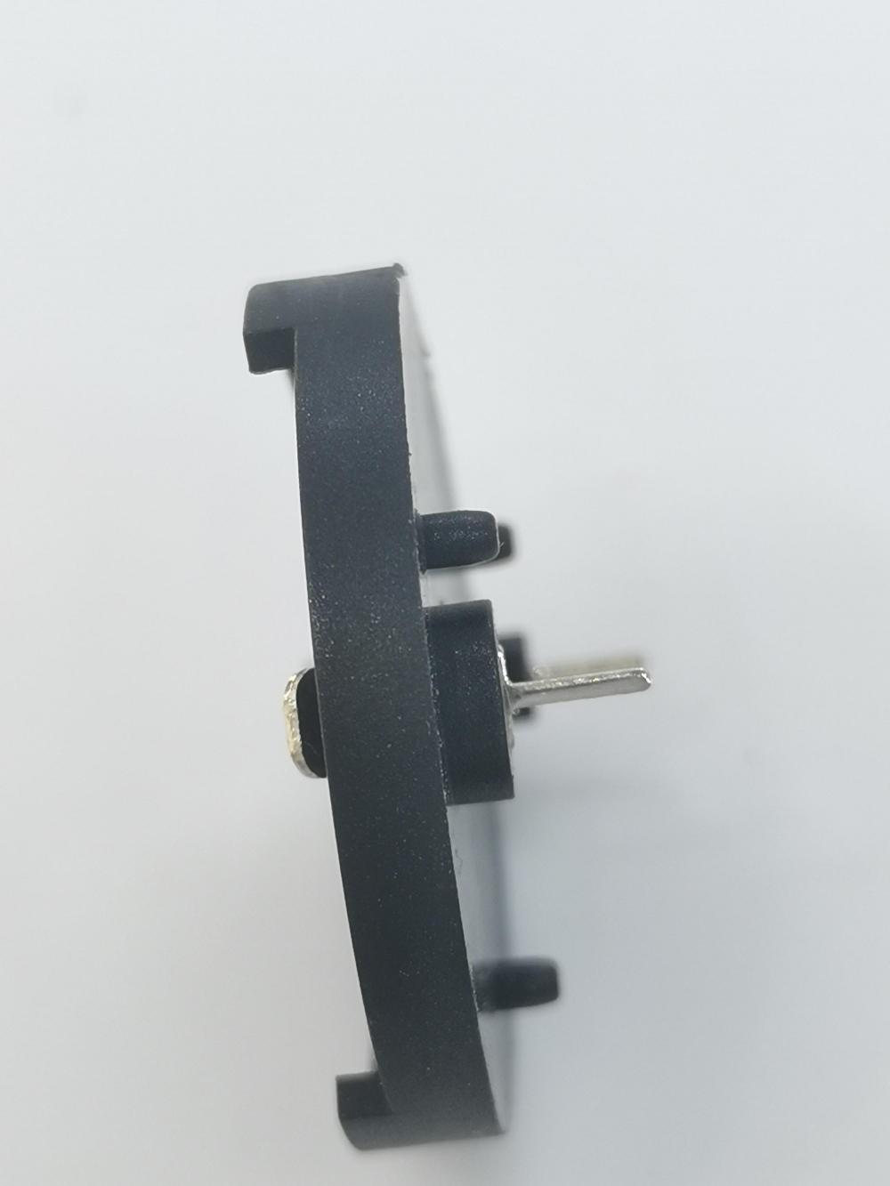 Portador de células de moedas/conector para CR2430 através do suporte do orifício (THM)