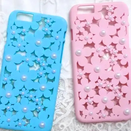 In stock Hollow Flowers Pattern Phone Shell for iphone 7 plus cases shock proof