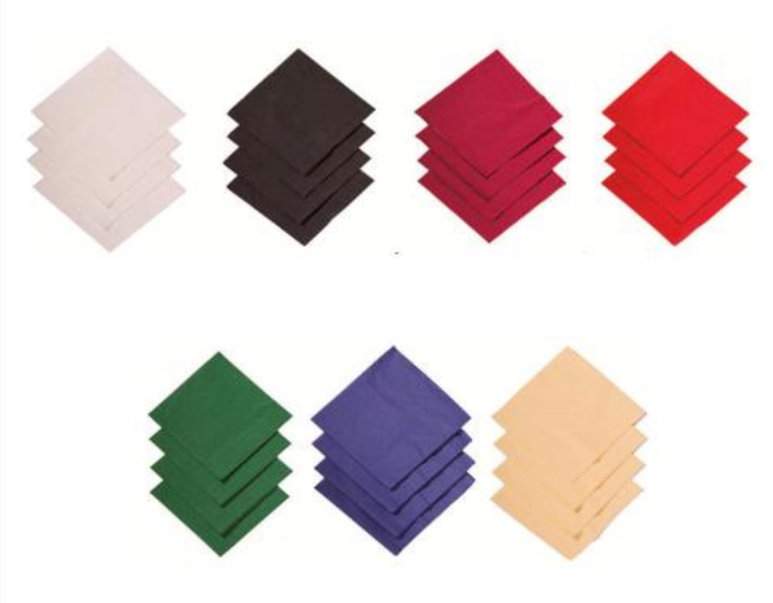 BODA solid color disposable paper napkin