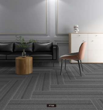 Modern Office Carpet Tiles: High-Quality Black Flooring Solutions