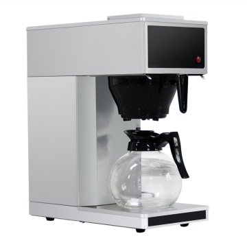 Automatic 10-Cup Drip Coffee Machine with Ice Chamber and Steamer
