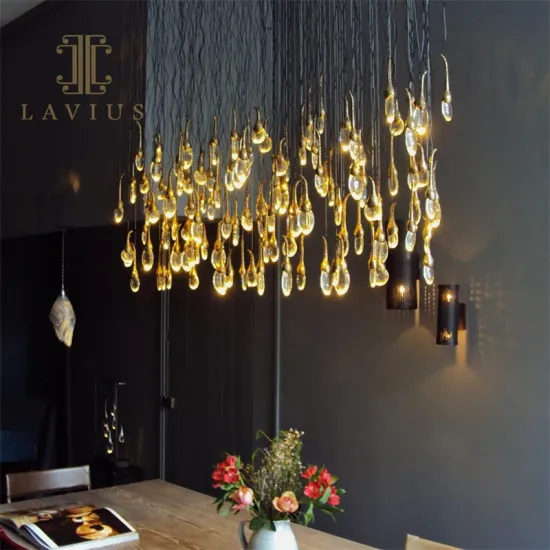 Modern Luxury Clear Crystal Dinning Room Peandant Lamp