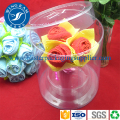 Sehen Sie durch Zylinderverpackungs-Behälter-Kasten für gefälschte Rose