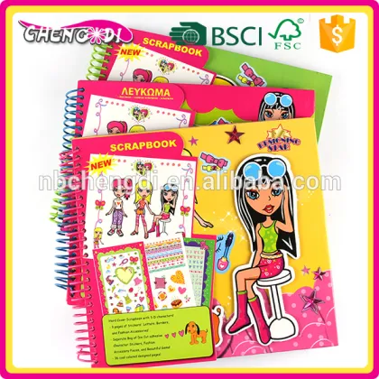 super style 2016 new design lovely children kit scrapbook