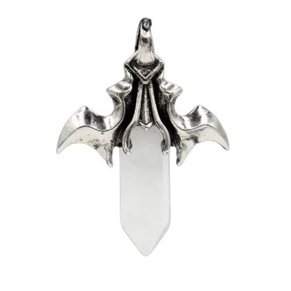 Multicolor Bat Wing Hexagon Pendant