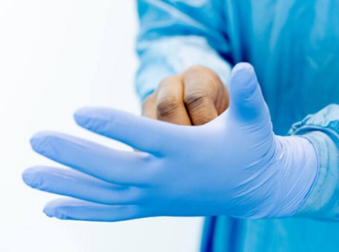 Blue Disposable Nitrile Exam Gloves