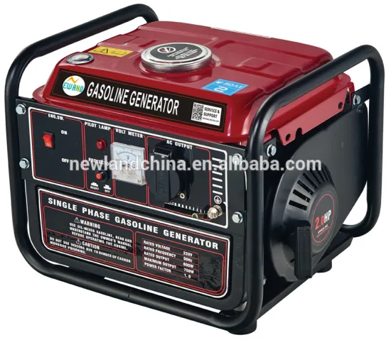2 stroke 450W-750W aluminium/copper recoil start with frame 950 Gasoline generator