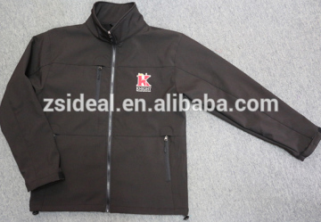 Waterproof and breathable polar fleece softshell jacket with YKK zipper-up
