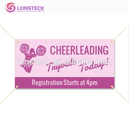 Outdoor PVC/Vinly banner for Sport Banner, Cheerleading Banners