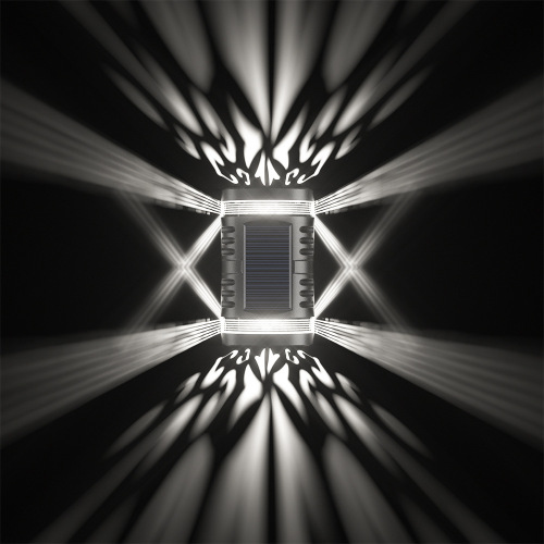 Современные солнечные садовые огни: вниз по солнечной настенной лампе