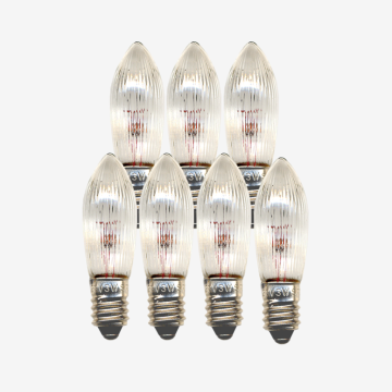 Bulb di candele E10 12V 3W, 34V 3W - Bulbo decorazione superiore del ponte di candela di Natale