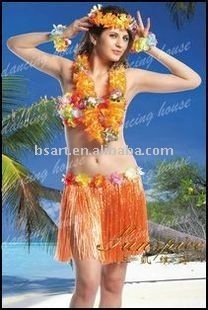 Hawaiian lei shell bra