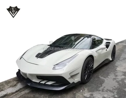 New Body Kits for Ferrari 488 Racing Car Bumpers