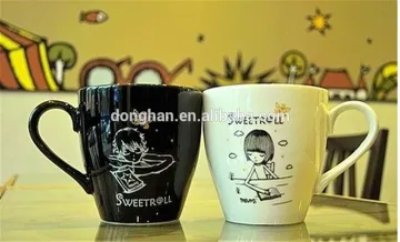 Delicate glossy mug gift set