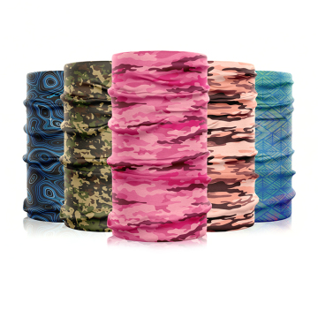 Camo Custom Sunscreen Ice Silk Scarf for Outdoor Sports: Fishing, Cycling, and More