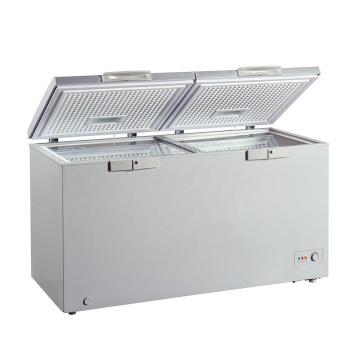 450L Commercial Grade Horizontal Supermarket Top Open Double Door Chest Freezer: Your Reliable Cooling Solution
