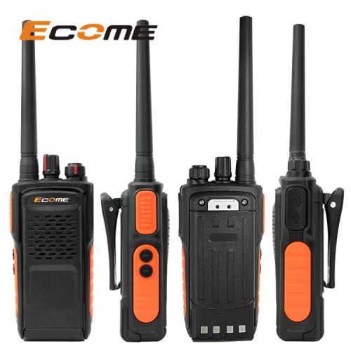 Ecome ET-980 à faible coût Sécurité à la maison longue distance PTT Walkie Talkie 3 sets