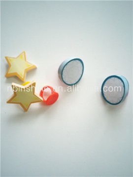 Plastic Ring Toys With Sticky Note , Promotion Children Toy Ring