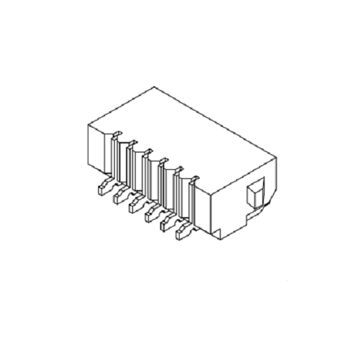 1.00 مم الملعب 90 درجة صف واحد Wafer-SMT AW1002RC-S-XP