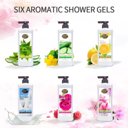Good Quality Aloe Skin Lightening Shower Gel