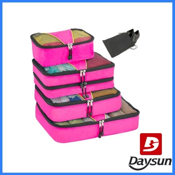 4 sets hotel travel kit packing cubes travel organizer with shoe bag