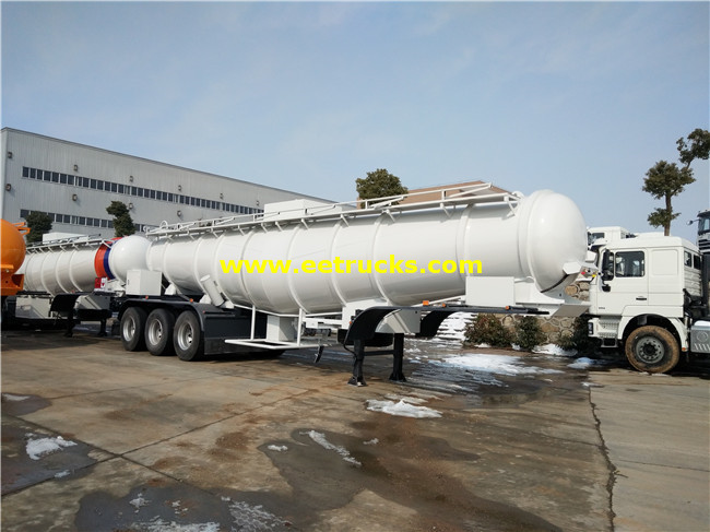 98% Sulfuric Acid Road Tank Trailers