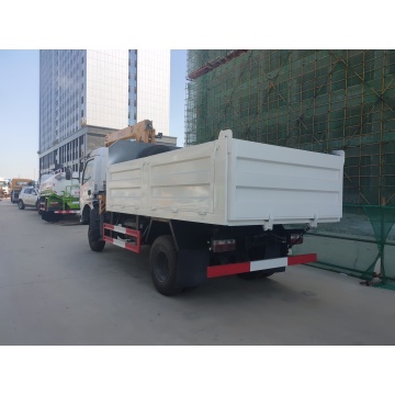 Dongfeng 4X4 AWD Dump Truck Mounted Crane 2 Tons