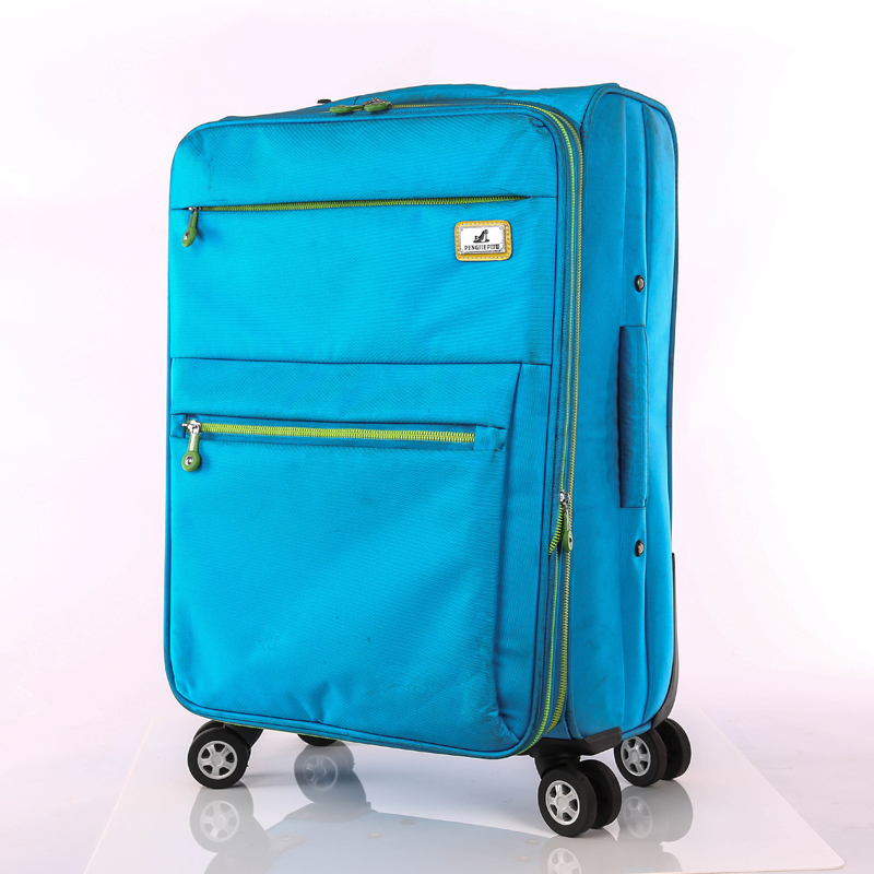  nylon fabric trolley luggage 