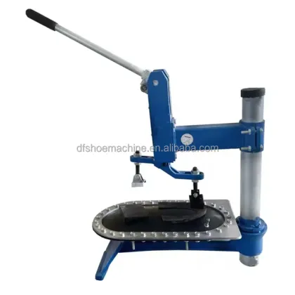 Small Simple Workshop Manual Sport Shoes Sole Press Attaching Machine for Sole Repair