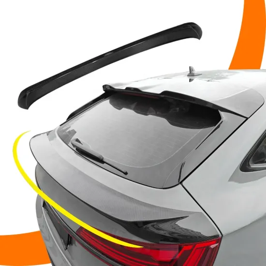 2018-2024 Dry Carbon Low Spoiler for Audi Q5 SQ5 Sportback - Rear Spoiler Trunk & Roof Lid Wing Trim Upgrade