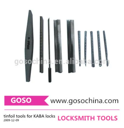1-21 GOSO HARDWARE TOOLS--TINFOIL TOOLS FOR KABA LOCKS TOOL FOR PROFESSIONAL LOCKSMITH