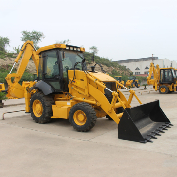 Top Brand 388 Backhoe chargeur: Machinerie en mouvement de la terre à cadre articulé avec excavateur de 2,5 tonnes et chargeur d'extrémité