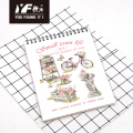 Small town life style A4 vertical spiral notebook