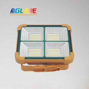 Solar Powered IP66 Waterproof Rechargeable Outdoor LED Flood Light