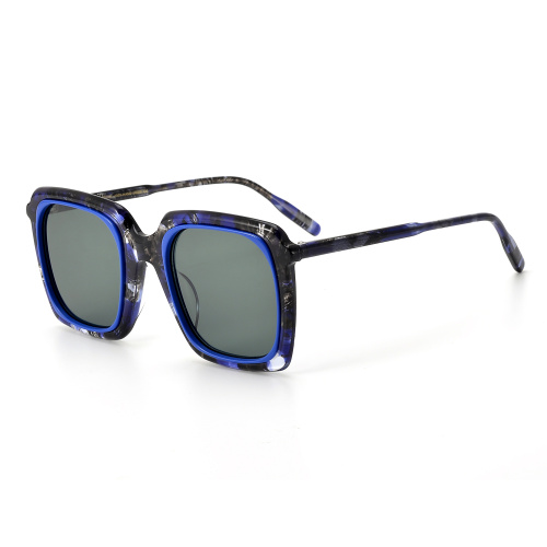 China Custom Big Frame Acetate Sunglasses Manufactory