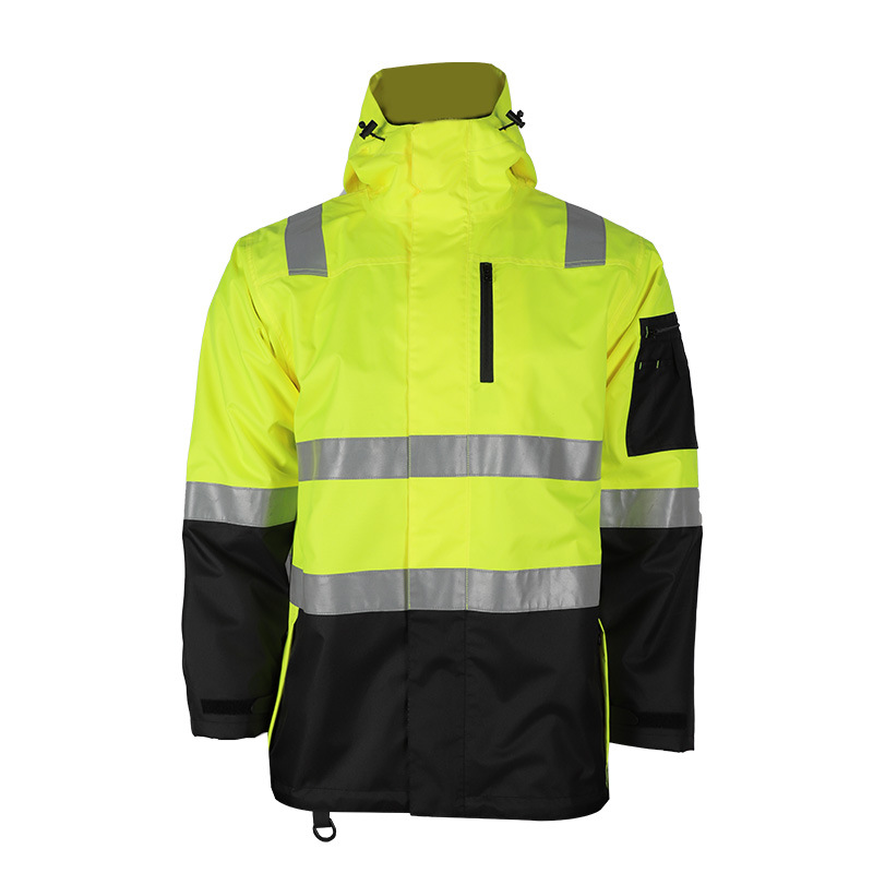 OSHA/ANSI Aicme 3 Jacket Machnamhach Waterproof Breatible FR