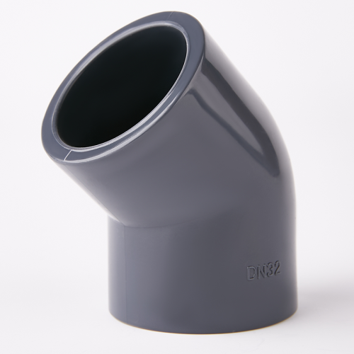 यूपीवीसी 45 डिग्री एल्बो डीआईएन पीएन16