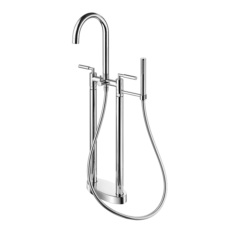 SEAWIND double lever bath mixer floor-standing