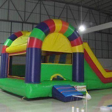 Inflatable Bounce House Slide Moonwalk Jumper for Kids, Fire-resistant and Easy to Setup