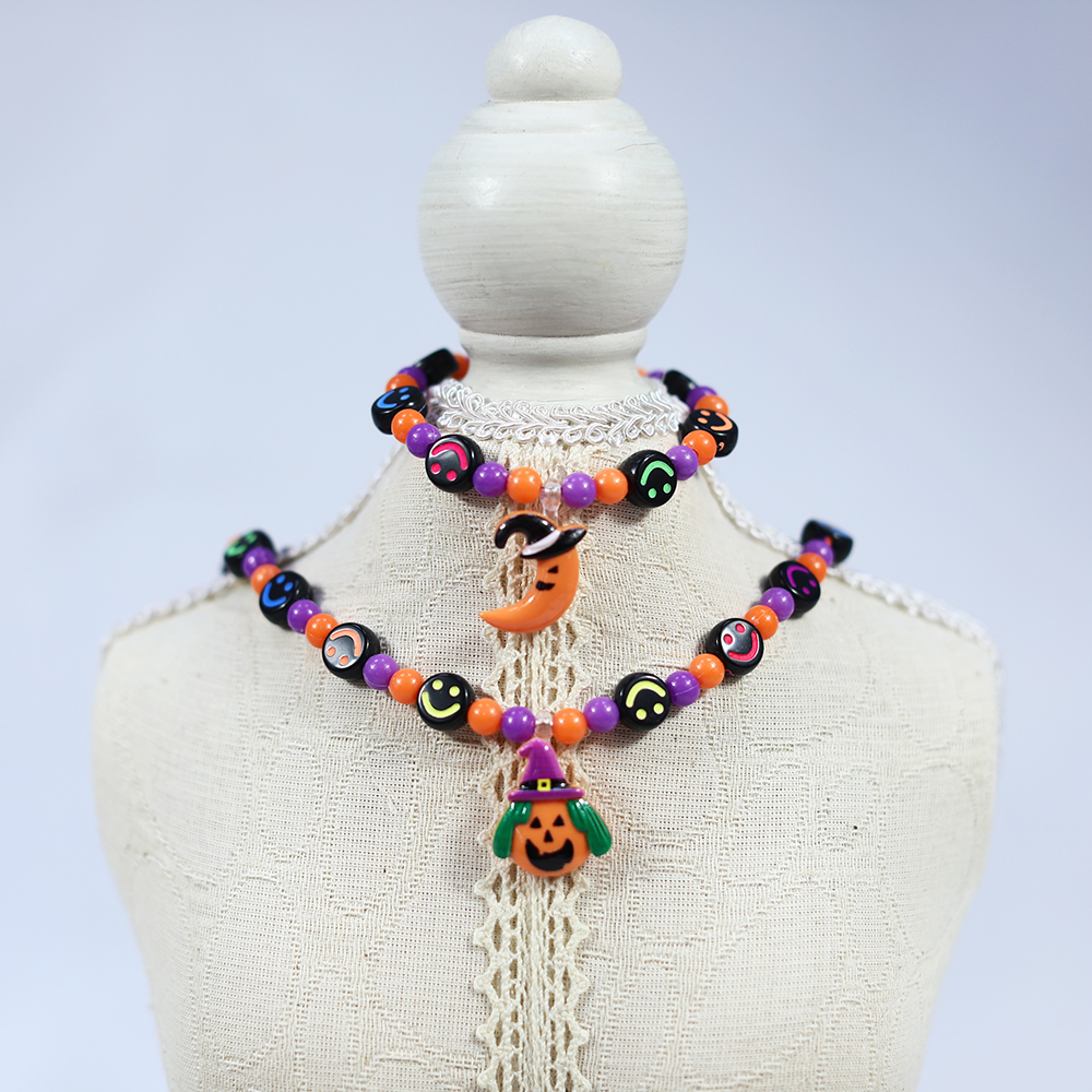 New Halloween Handmade Beaded Necklace Jewelry Set