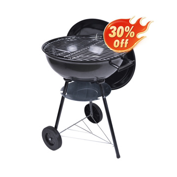 Gril de barbecue extérieur ODM ODM de 17-18 pouces portable avec trépied et roues