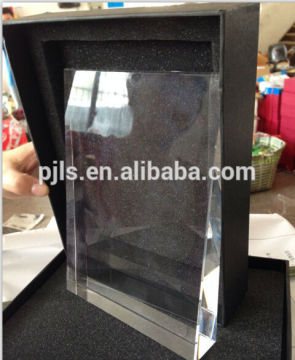 factory direct 3d laser crystal awards blank glass block trophy