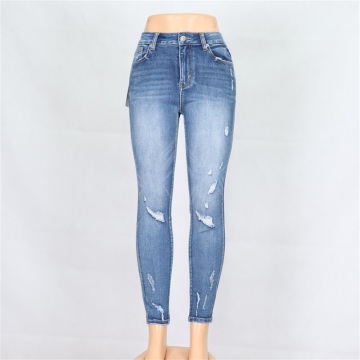 Signore all&#39;ingrosso denim indossare pantaloni jean