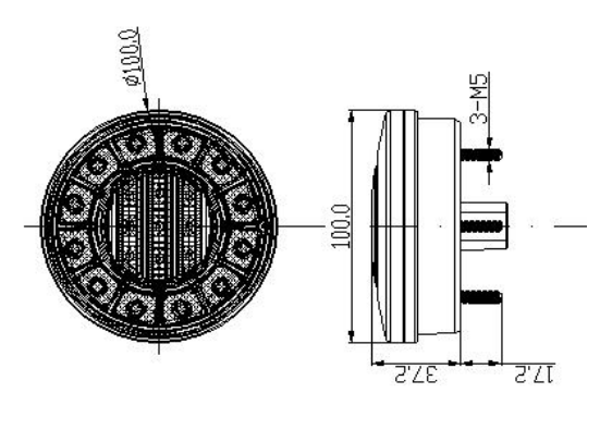 Heavy Duty Vehicle Reverse LED Lamps