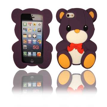 Silicone Teddy Bear Cell Phone Case