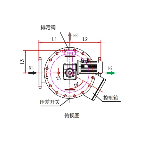 Internal scraper self-cleaning filter