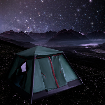 Tenda impermeabile in nylon gonfiabile per 2-3 persone in campeggio all'aperto