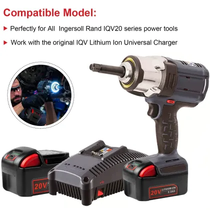 20V 5.0Ah BL2022 Battery for Ingersoll Rand IQV20 Power Tools