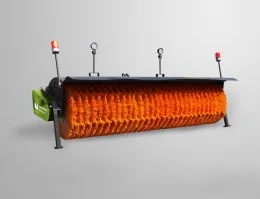 Efficient snow removal brushes for high way roads